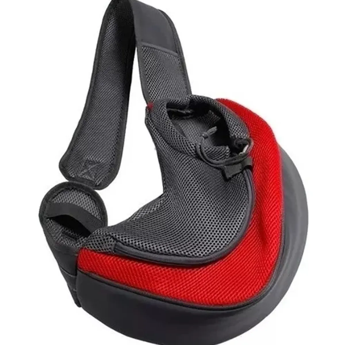 DEFENSOR FOREVER - Bolso Banano Transportador Mascotas Perros gatos Rojo