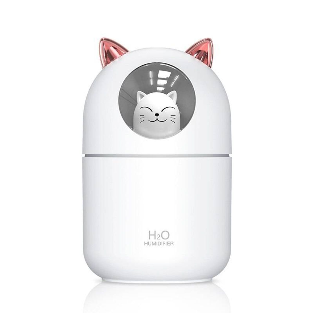 GENERICO - Humidificador Gato 300ml Blanco