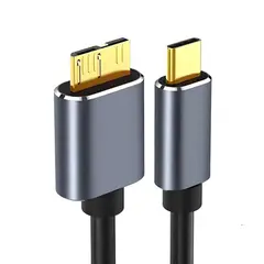 GENERICO - Cable USB-C 3.1 a Micro B Disco Duros