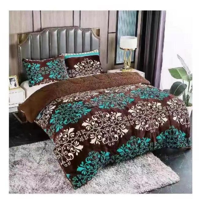 GENERICO - Cubrecama De Invierno Plush Con Chiporro 2p