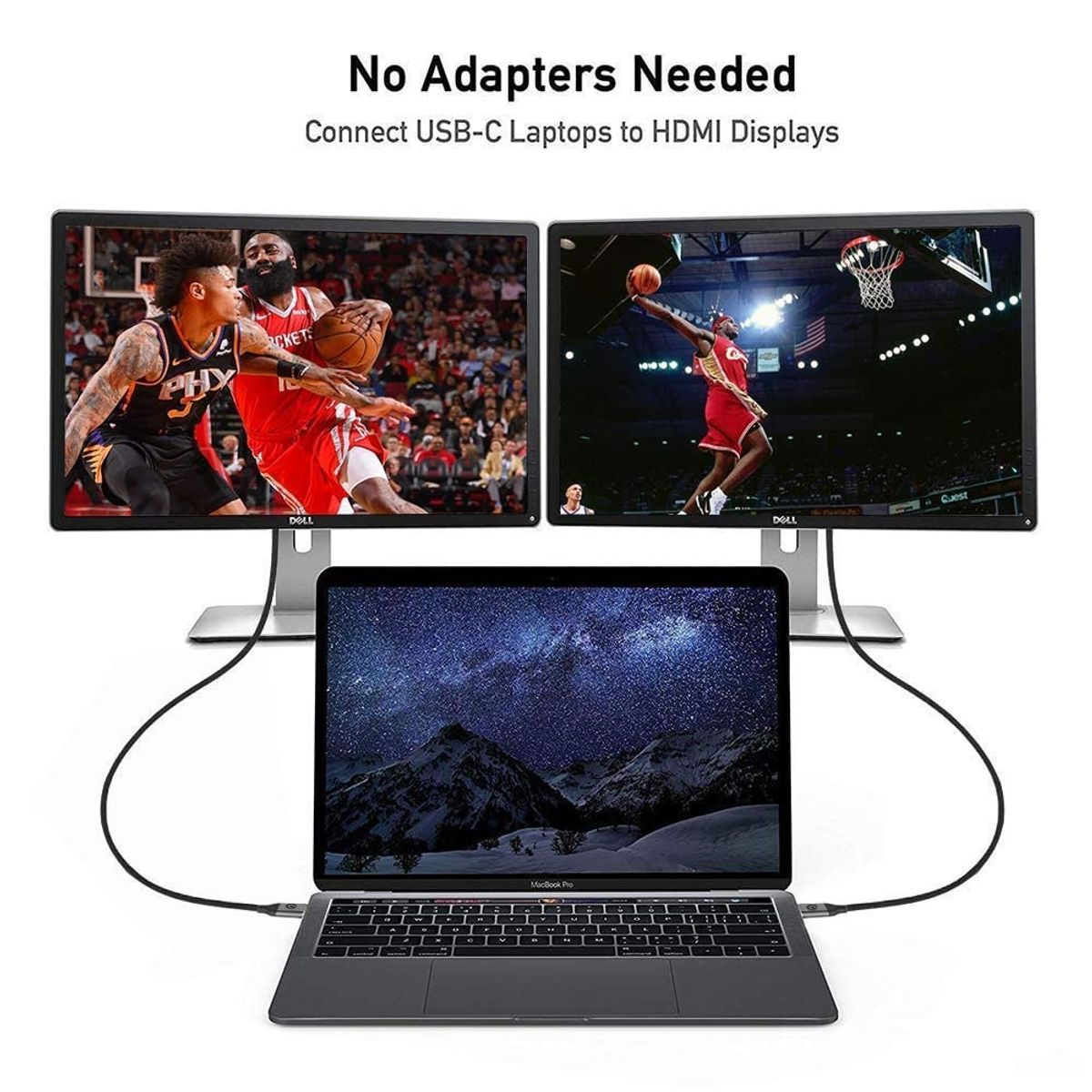 GENERICO - Adaptador Cable Usb Tipo C A Hdmi Usb-c A Hdmi 4k 30hz