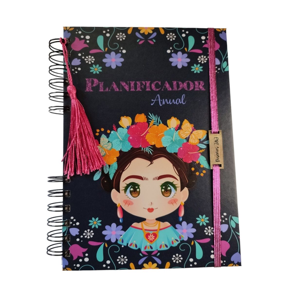 INDEPENDIENTE - Planificador Anual Frida 3 magenta