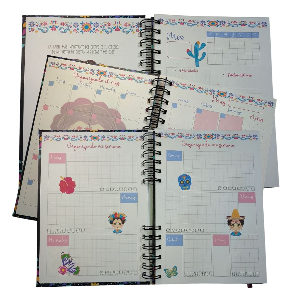 INDEPENDIENTE - Planificador Anual Frida 3 magenta