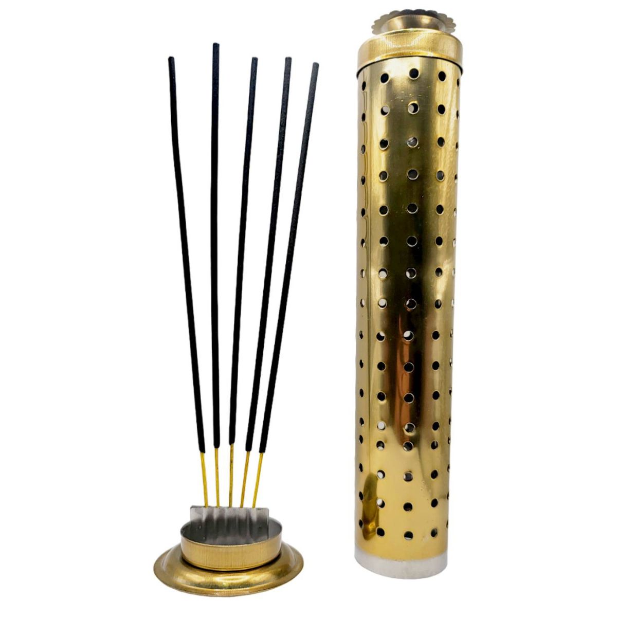 GENERICO - Torre Porta Incienso Dorada  Incienso