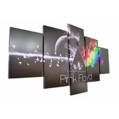GENERICO - Pink Floyd cuadro poliptico de 150x 80 cm.