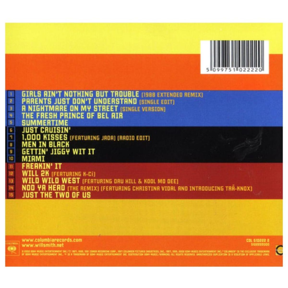 HITWAY MUSIC - WILL SMITH - GREATEST HITS - CD HITWAY MUSIC