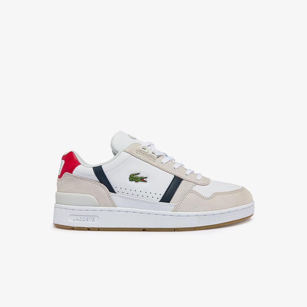 LACOSTE - Zapatilla Urbana Lacoste T-Clip  Hombre Blanco - Blanco
