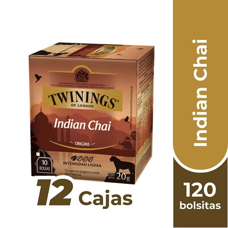TWININGS - Twinings Té Indian Chai x120 Bolsitas TWININGS