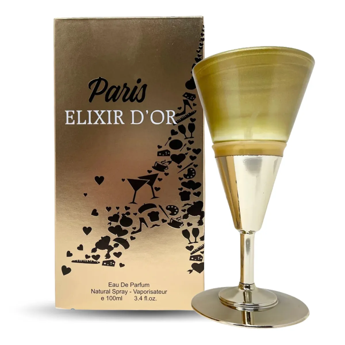 FRAGRANCE COUTURE - FC Paris Elixir D´OR EDP 100 ml  Turquesa