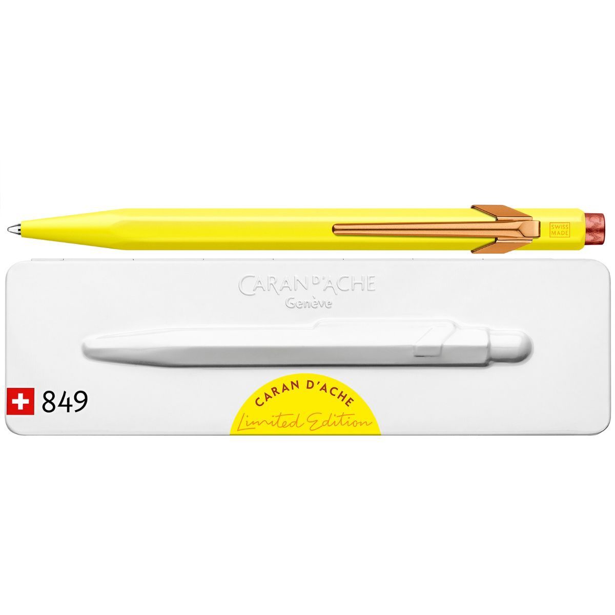 CARAN D'ACHE - Bolígrafo Caran d Ache 849 Claim Your Style Canary Yellow