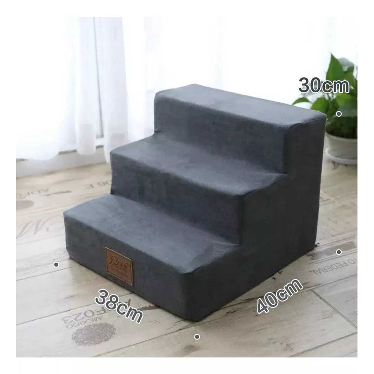 GENERICO - Escalera Para Mascotas De Espuma Alta Resistencia 3 peldaños