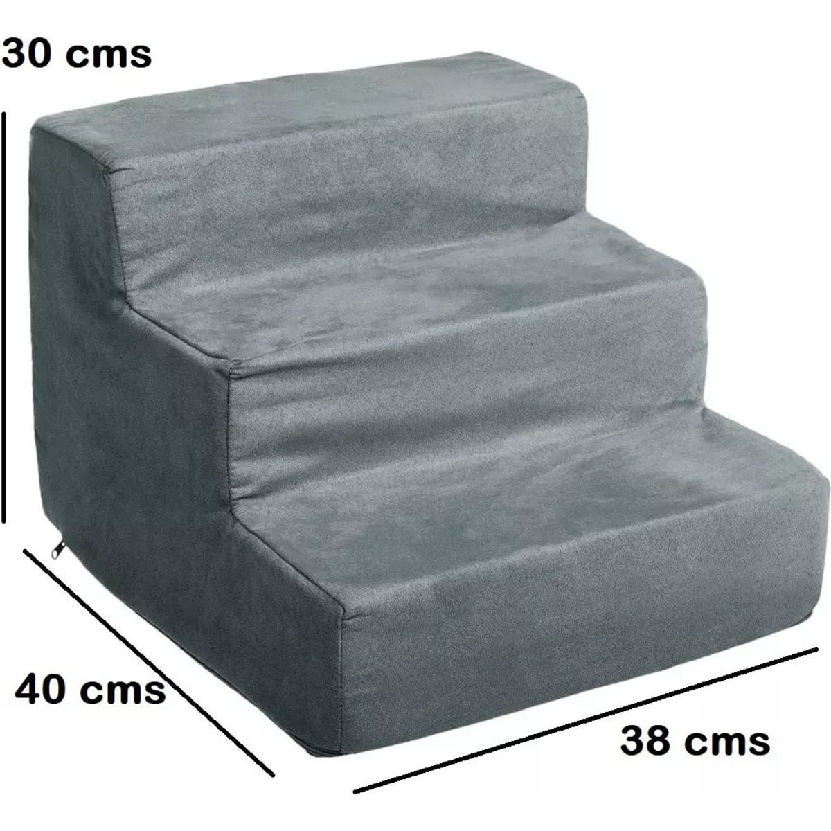 GENERICO - Escalera Para Mascotas De Espuma Alta Resistencia 3 peldaños