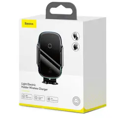 BASEUS - Soporte Cargador Inalámbrico Celular Para Auto Carga Rapida 15w