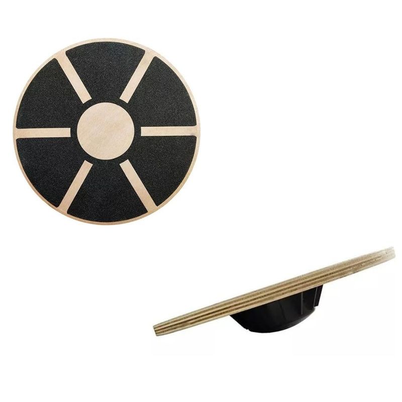 GENERICO - Disco Inestable De Equilibrio Madera Pilates Y Tren Inferior