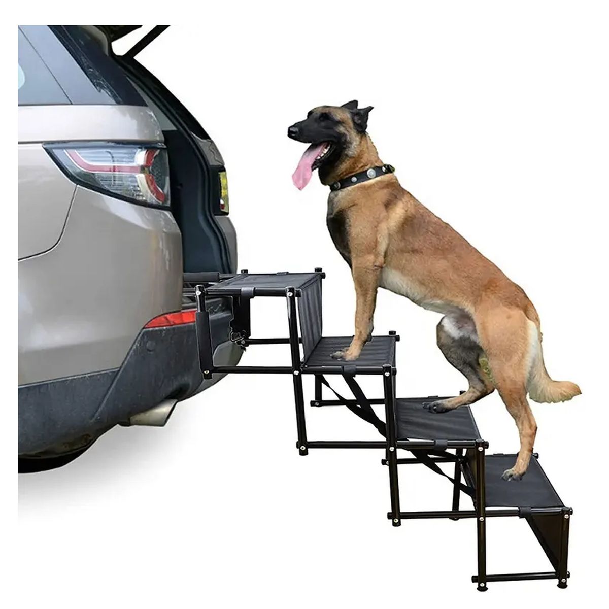 GENERICO - Escalera Plegable Viaje desmontable mascotas 4 Peldaños