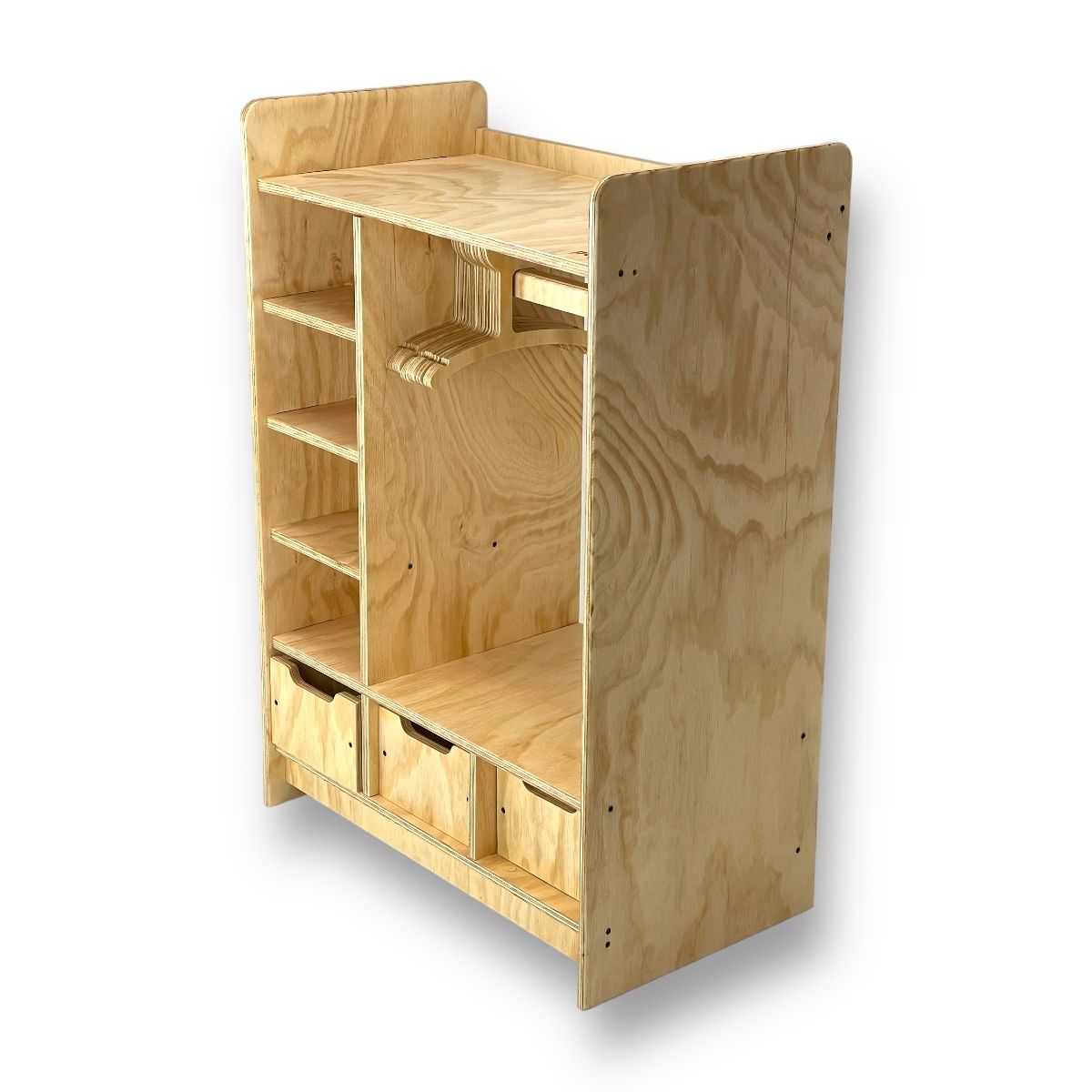 ENTORNO ESTUDIOS - Estante Perchero Para Juguetes Infantil Madera Popi