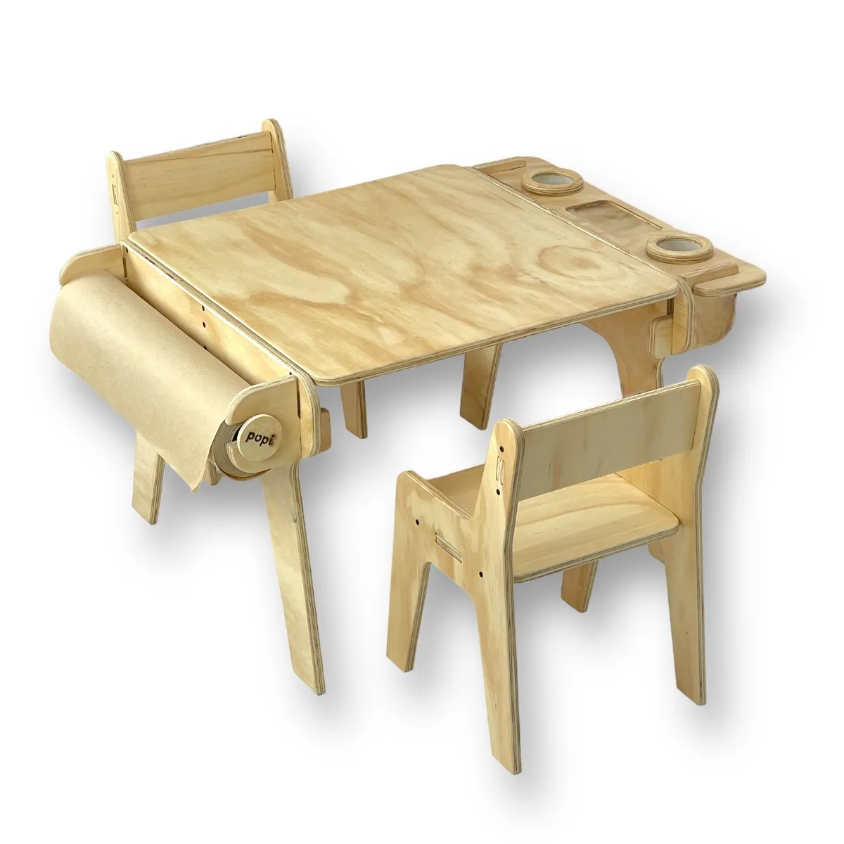 ENTORNO ESTUDIOS - Mesa Montesori Con Rollo Infantil Madera Popi