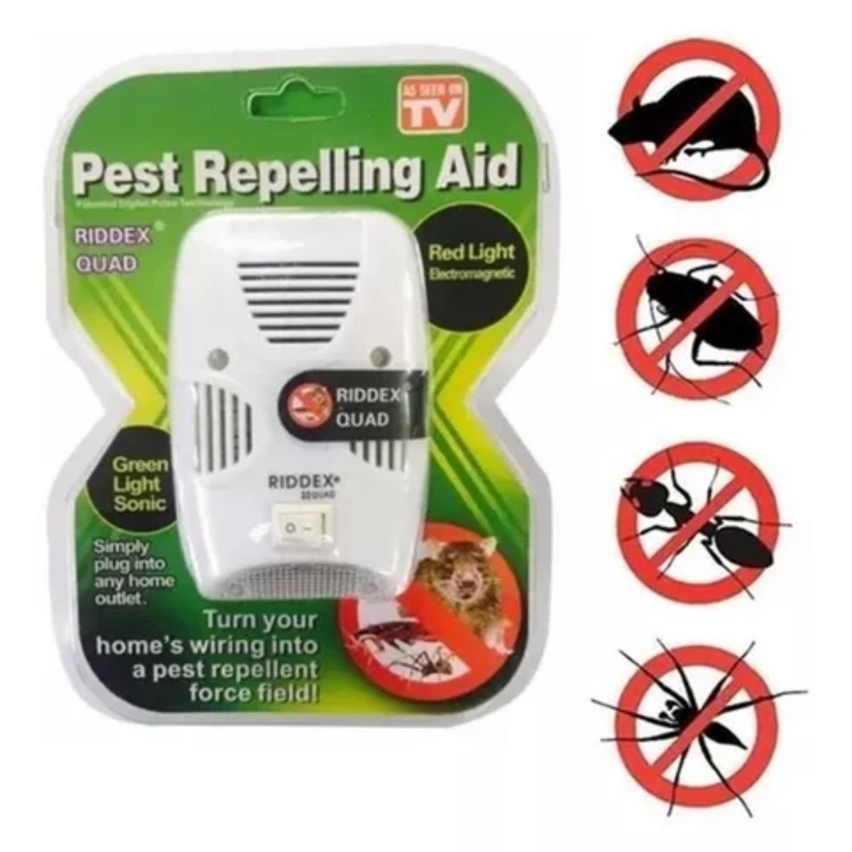 OEM - Repelente Ultrasonido Para Ratones Repelente Ratas Y Insecto