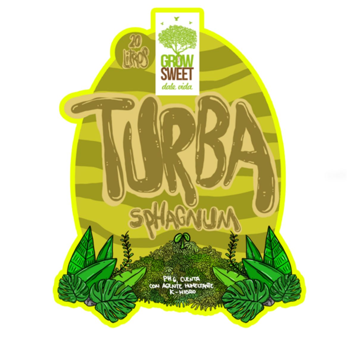GROW SWEET - Turba Rubia sustrato