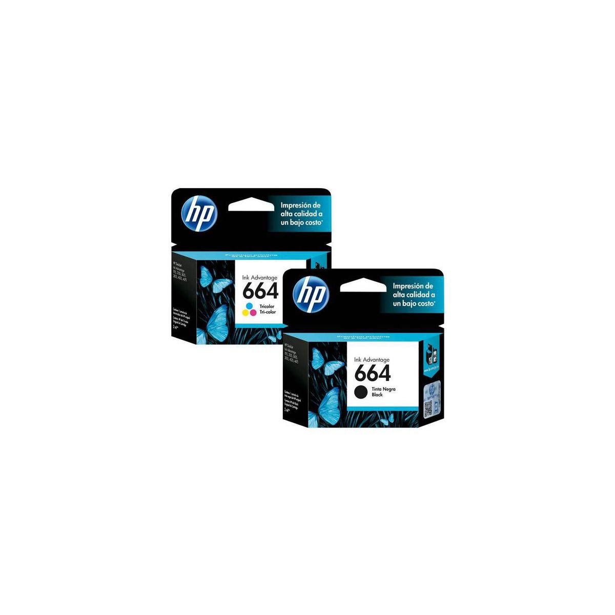 HP - Pack Tintas HP 664 Negro - Color Original