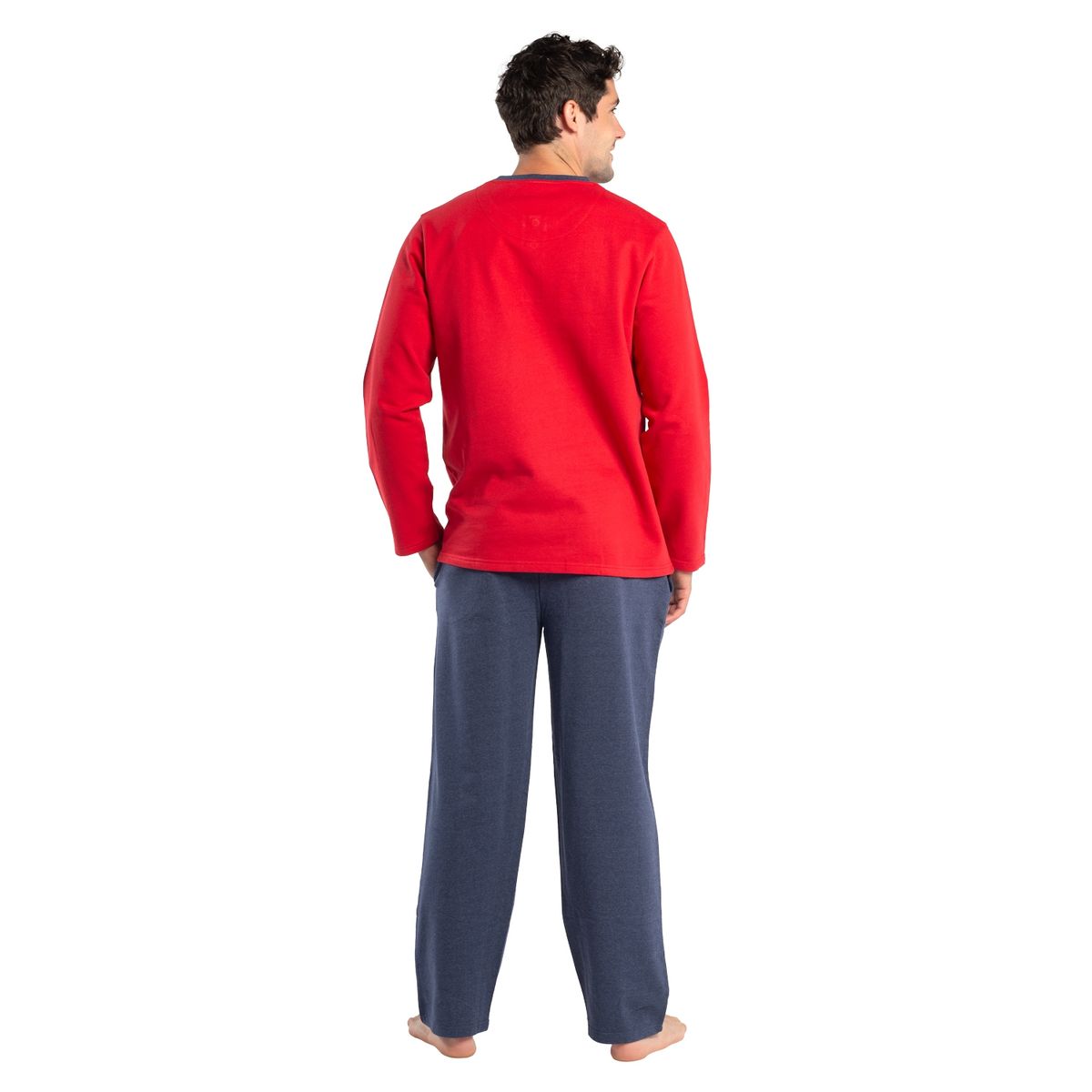 MOTA - Pijama Algodón Rojo Mota