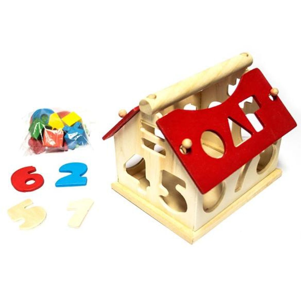 JM - Casa Número de Encaje Madera