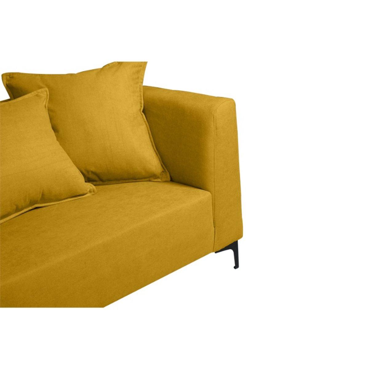 SOFAS HOME - SOFA CORDELIA CHENILLE TIPO LINO AMBARINO 3 CUERPOS