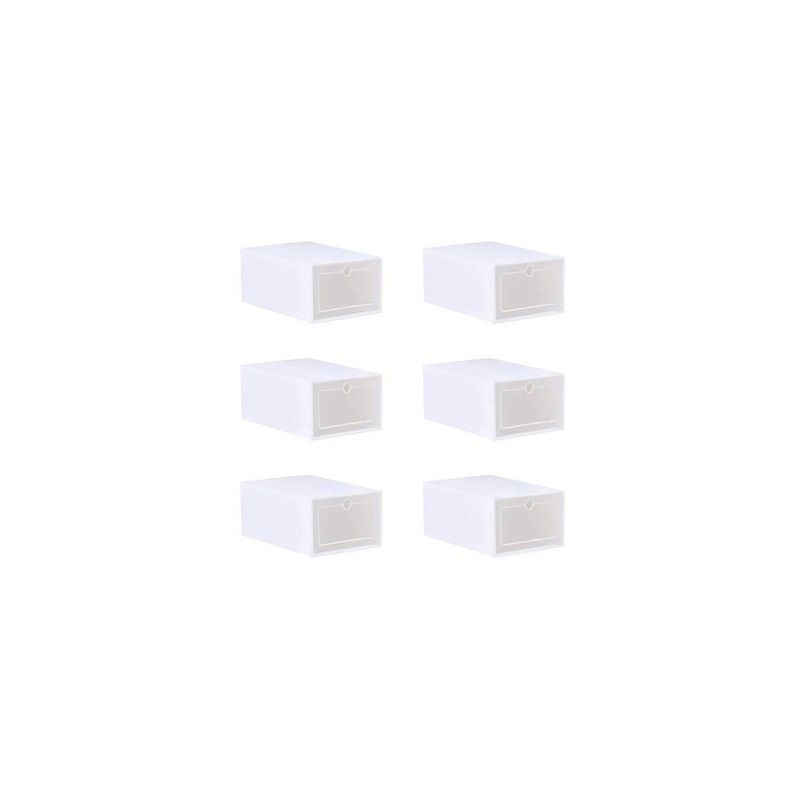 U BUY - Set 6 Caja Para Zapatos Organizador Armarble Apilable Flippe