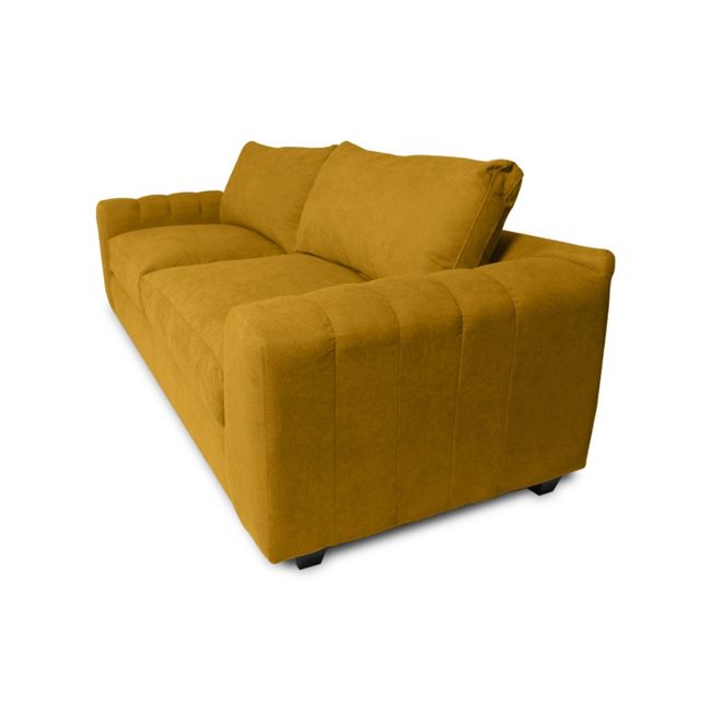 SOFAS HOME - SOFA BRIANA FELPA AMBARINO 2 CUERPOS