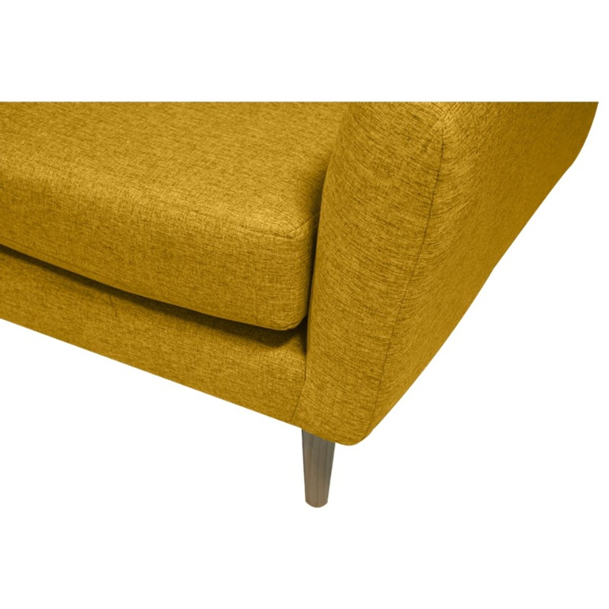 SOFAS HOME - SOFA LENORA CHENILLE TIPO LINO AMBARINO 3 CUERPOS