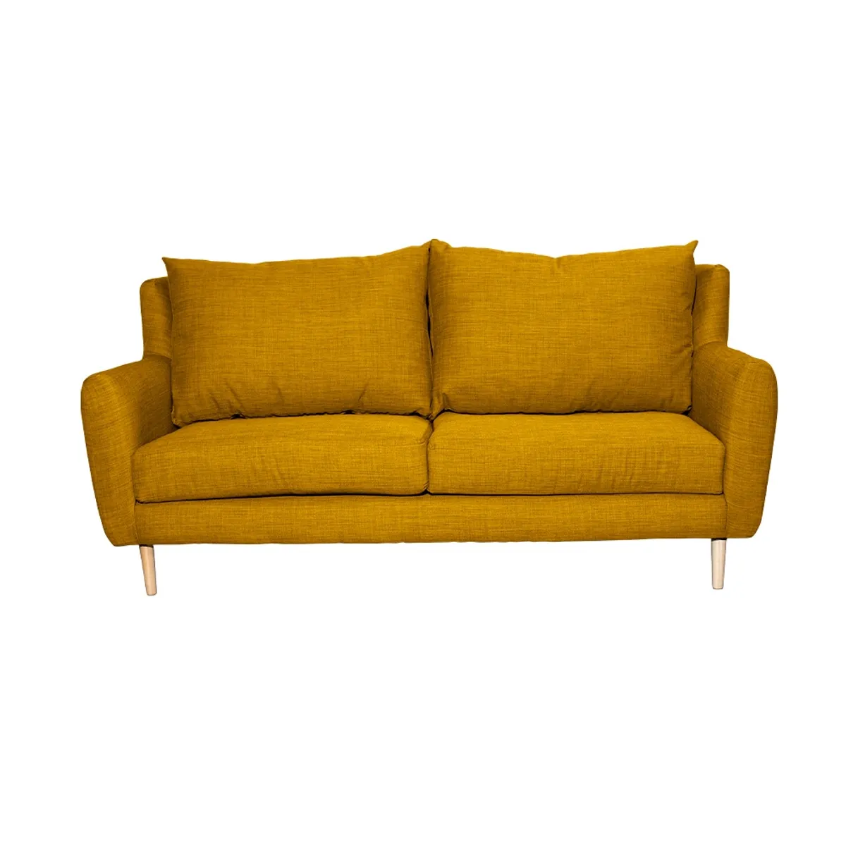 SOFAS HOME - SOFA LENORA CHENILLE TIPO LINO AMBARINO 2C