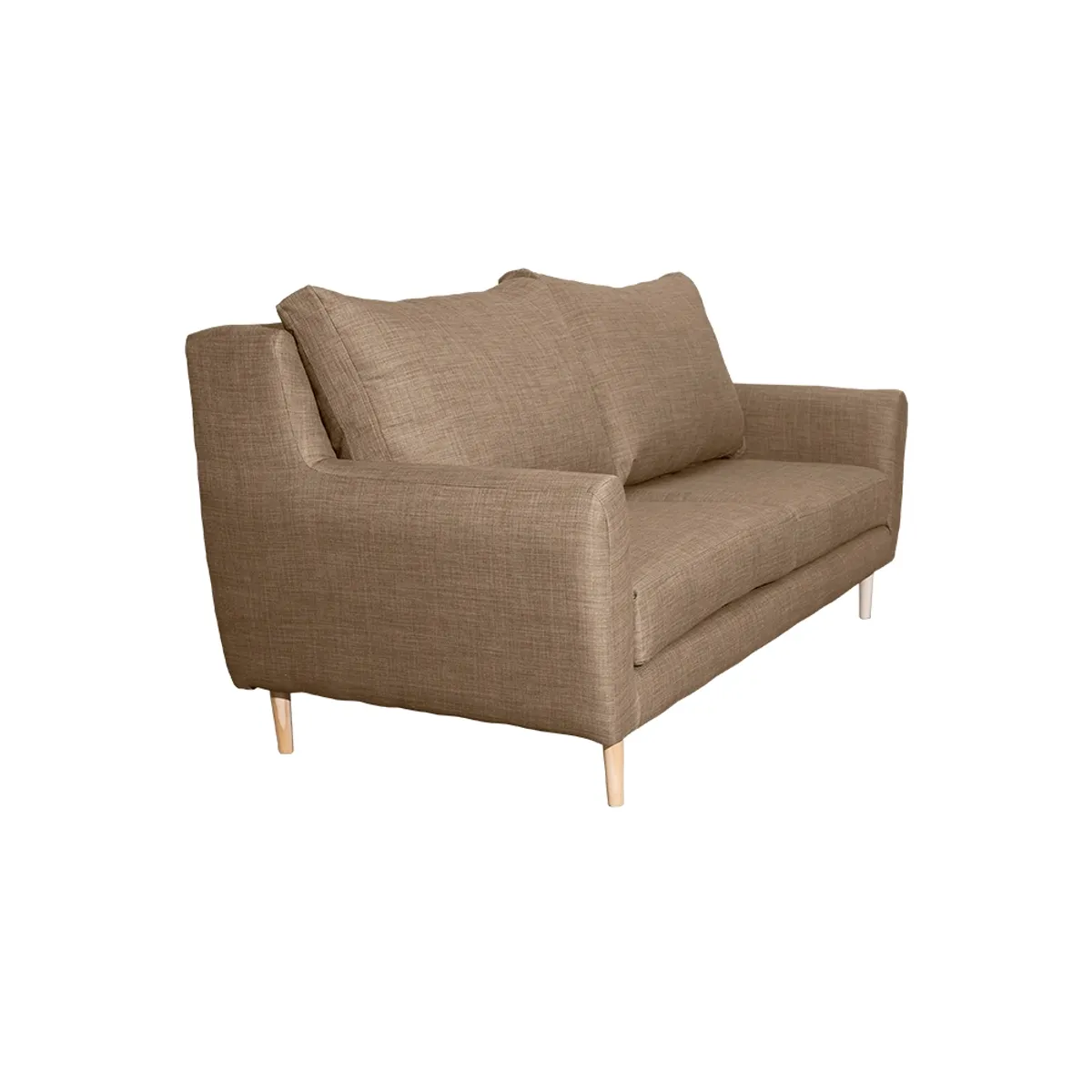 SOFAS HOME - SOFA LENORA CHENILLE TIPO LINO BEIGE 2C