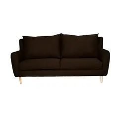 SOFAS HOME - SOFA LENORA CHENILLE TIPO LINO CAFE 2C