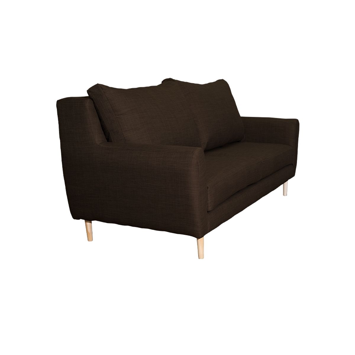 SOFAS HOME - SOFA LENORA FELPA CAFE 2C