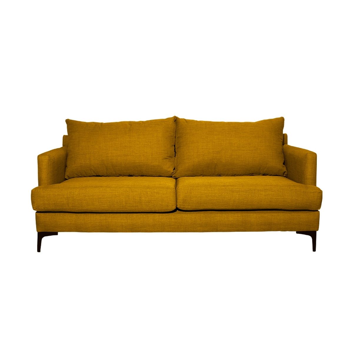 SOFAS HOME - SOFA ALDARA CHENILLE TIPO LINO AMBARINO 2C