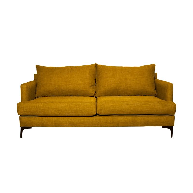 SOFAS HOME - SOFA ALDARA CHENILLE TIPO LINO AMBARINO 2C