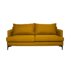 SOFAS HOME - SOFA ALDARA CHENILLE TIPO LINO AMBARINO 2C