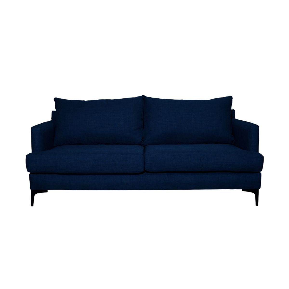 SOFAS HOME - SOFA ALDARA FELPA AZUL 2C