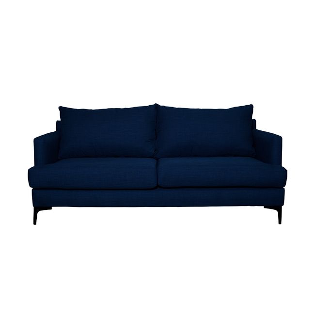 SOFAS HOME - SOFA ALDARA FELPA AZUL 2C
