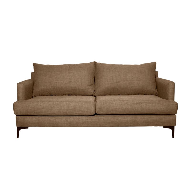 SOFAS HOME - SOFA ALDARA CHENILLE TIPO LINO BEIGE 2C