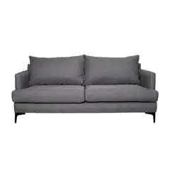 SOFAS HOME - SOFA ALDARA FELPA GRIS 2C