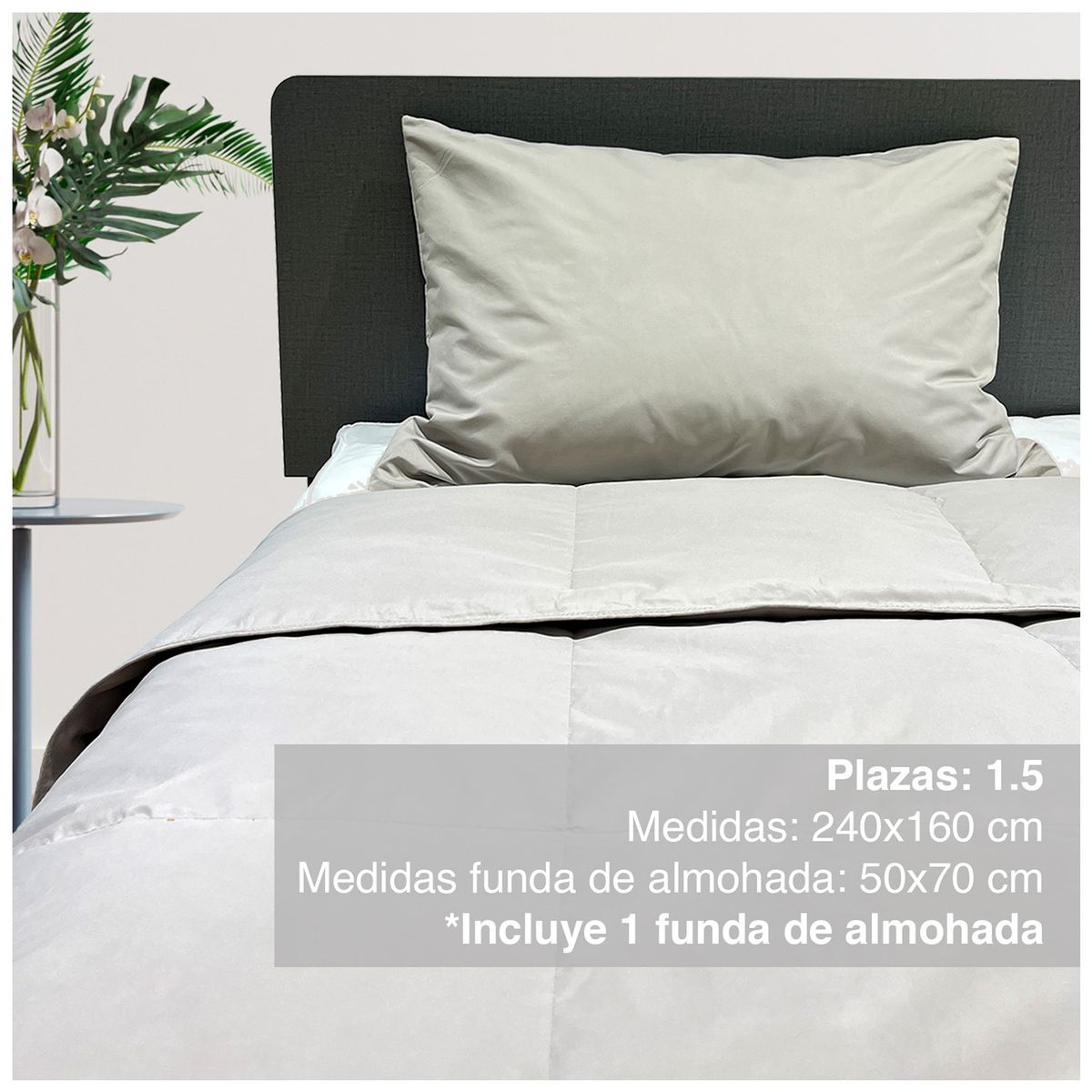 INSPIRACCI - Plumón Pluma Nize 1.5 Plazas Arena