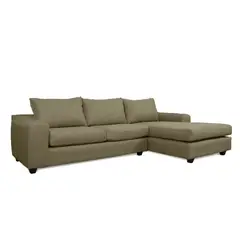 SOFAS HOME - SECCIONAL KANDRA FELPA BEIGE