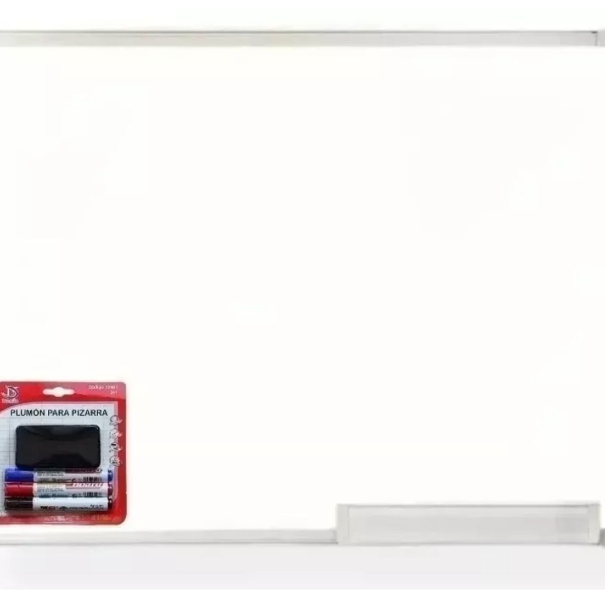 GENERICO - Pizarra Acrílica Blanca 90x120+ Set 3 Plumones Y Borrador