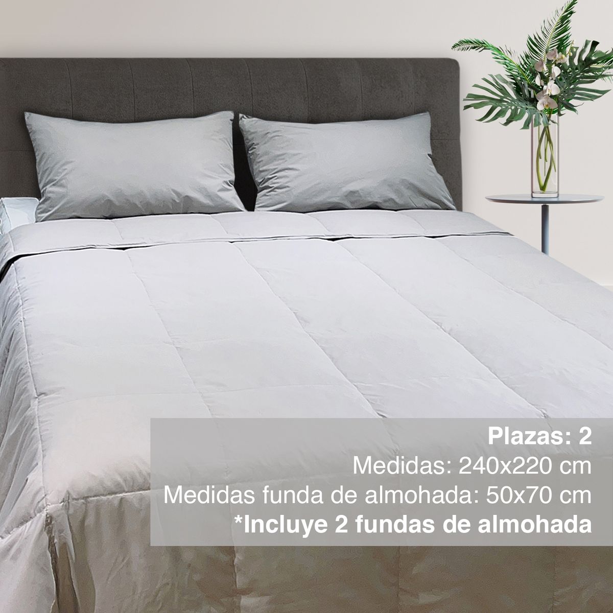 INSPIRACCI - Plumón Pluma Nize 2 Plazas Arena