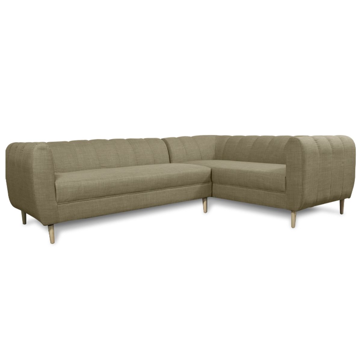 SOFAS HOME - SECCIONAL LYNETTE FELPA BEIGE