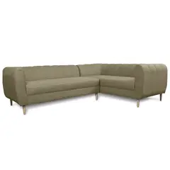 SOFAS HOME - SECCIONAL LYNETTE FELPA BEIGE