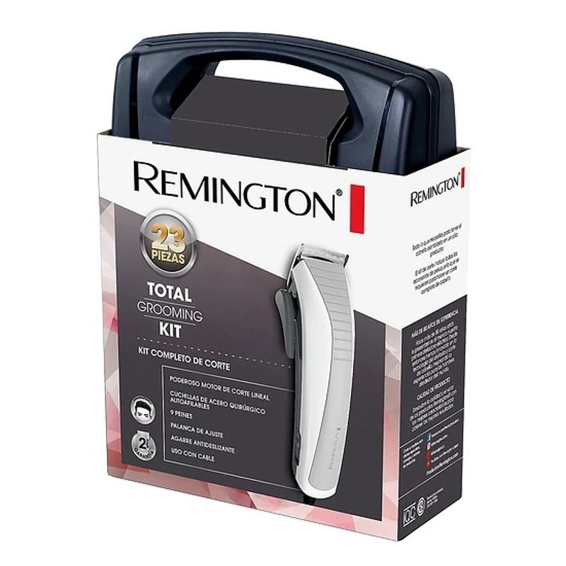 REMINGTON - Máquina Corta Pelo 22pzas Tijera Acero Inoxidable Remington