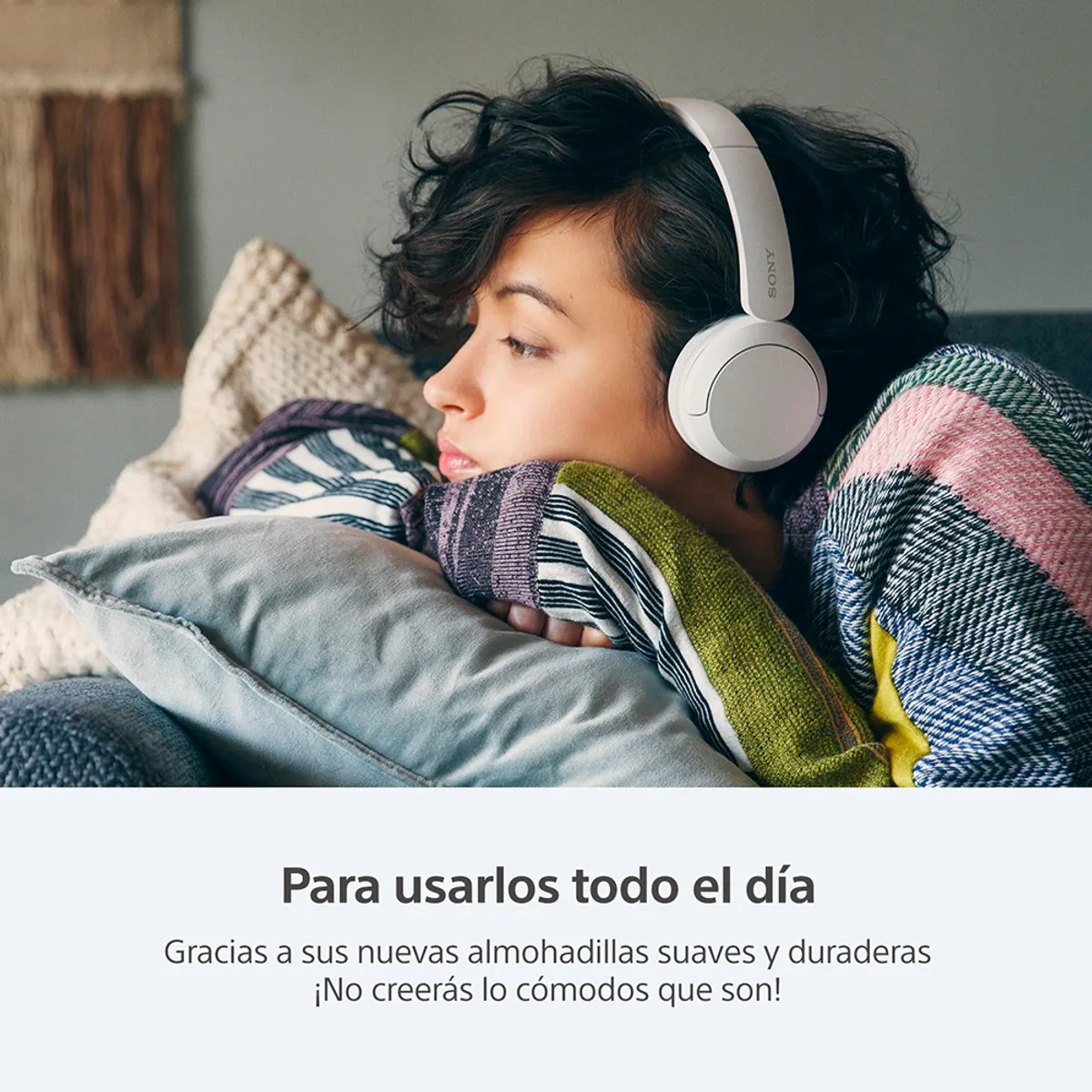 SONY - Audífonos Bluetooth WH-CH520 Crema