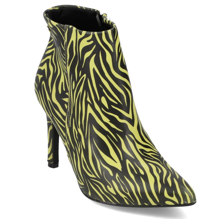 Botín Animal Print Amarillo